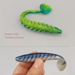 Señuelo Suave Ondulado ESFISHING 100mm para Perca