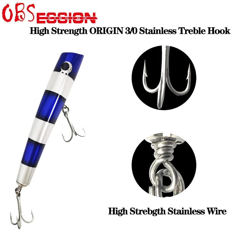 Vista trasera mostrando los anzuelos y distribución de peso