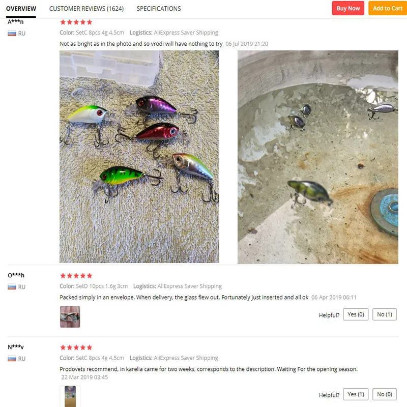 Cierre de la caja con los señuelos listos