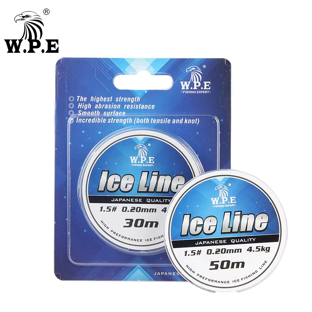 W.P.E Sedal de Pesca en Hielo Nylon Japonés Monofilamento - imagen 4