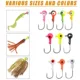 Anzuelos Jig Head redondos para vinilo y lombriz – pesca de crappie