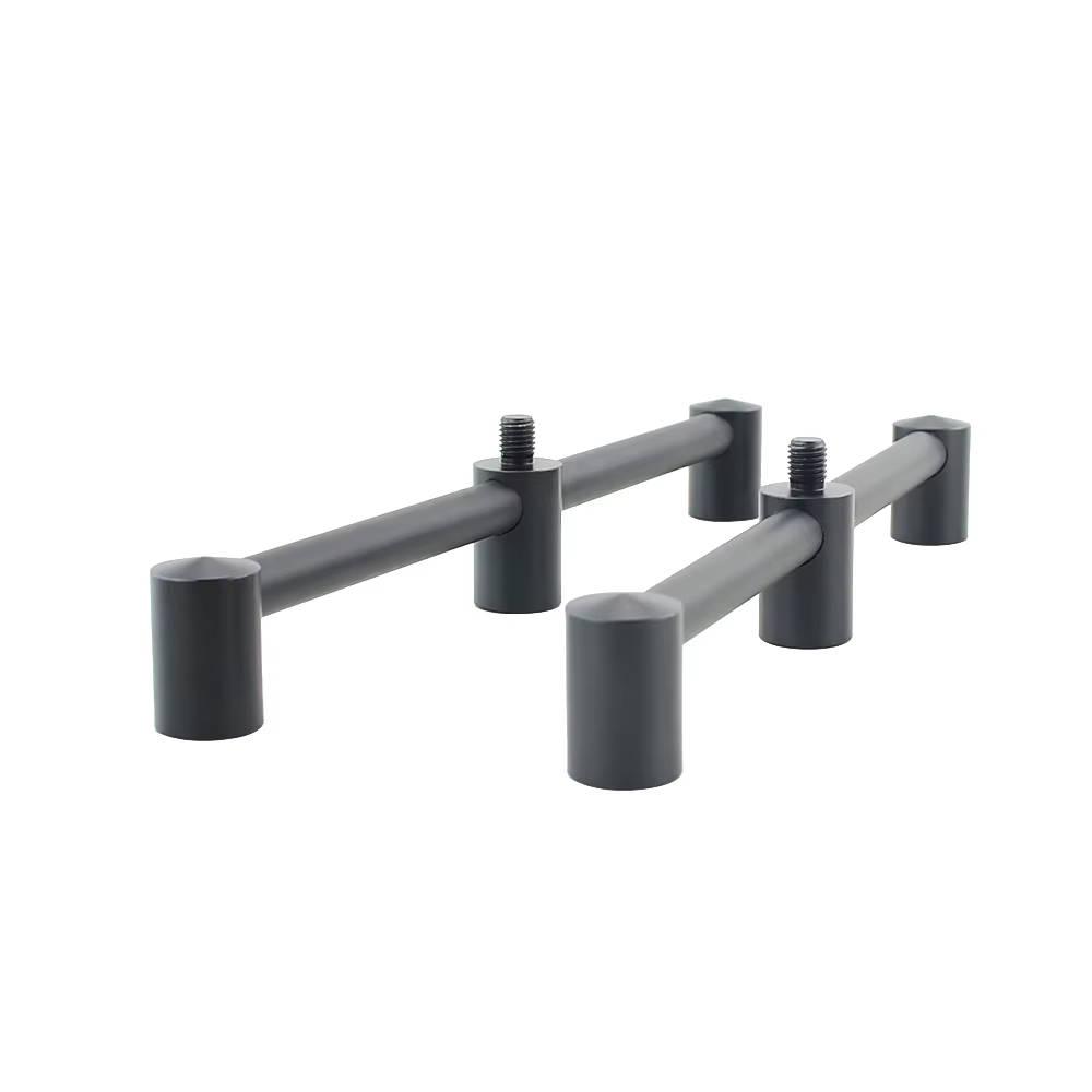 Soporte de aluminio para 3 cañas de pescar – Portacañas organizador - imagen 2