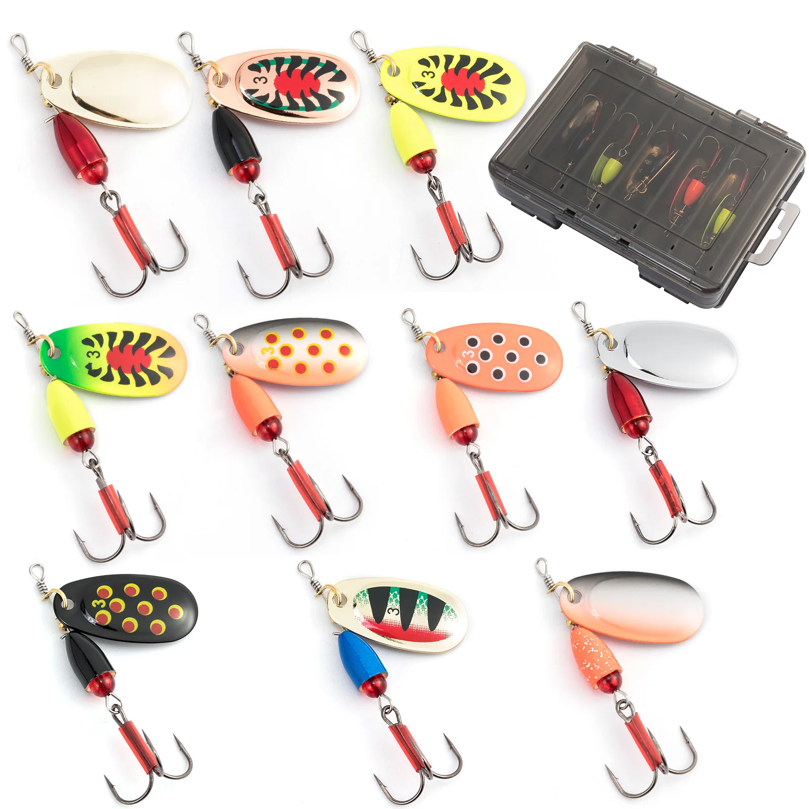 Cucharilla giratoria Metal 7g para trucha