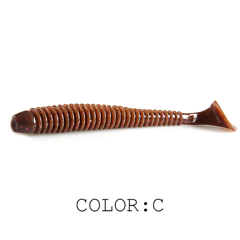 Supercontinente Swimbait con anillo de impacto – Vinilo para jigging - imagen 4