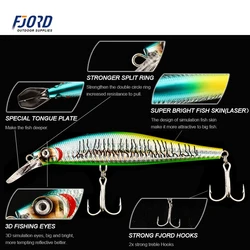 FJORD Whopper Plopper – Crankbait hundido para mar