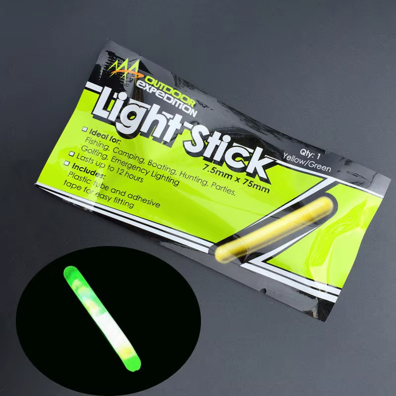 Barra luminosa verde activada para pesca nocturna