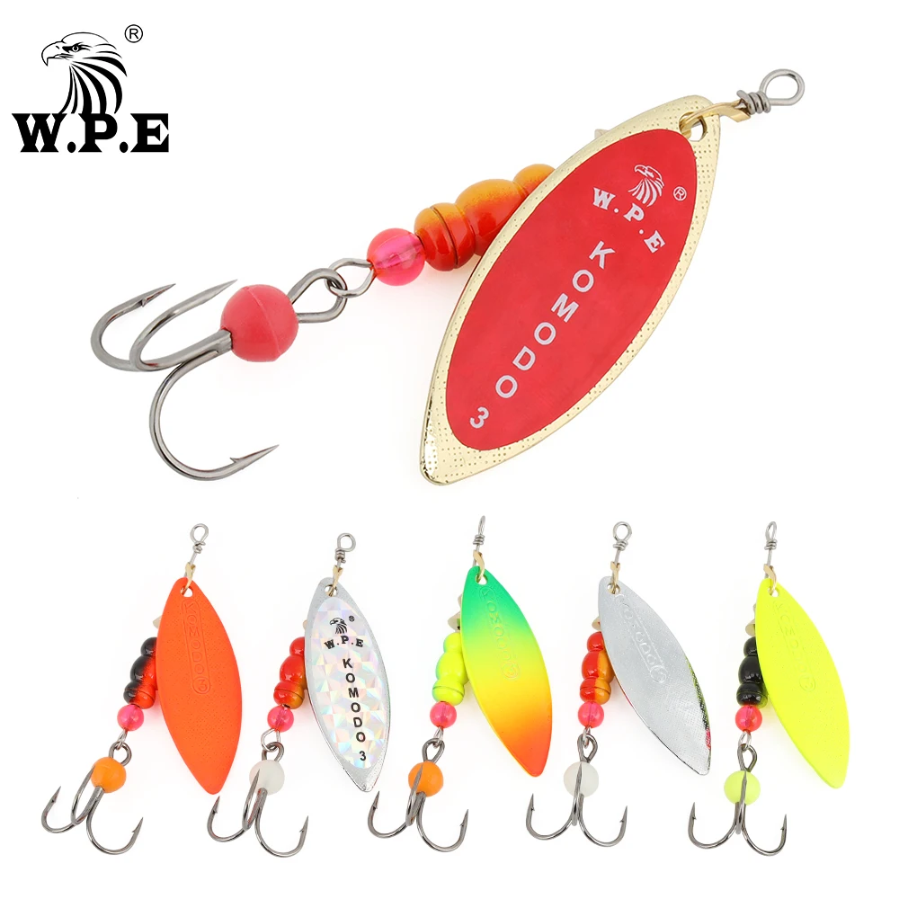 Spinnerbait W.P.E 3/4 – Señuelo giratorio para lubina - imagen 5