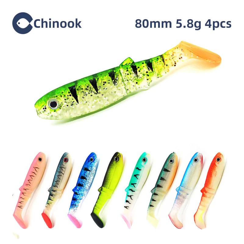 Chinook 75mm Paddle Tail – Señuelo blando para Texas Rig - imagen 5