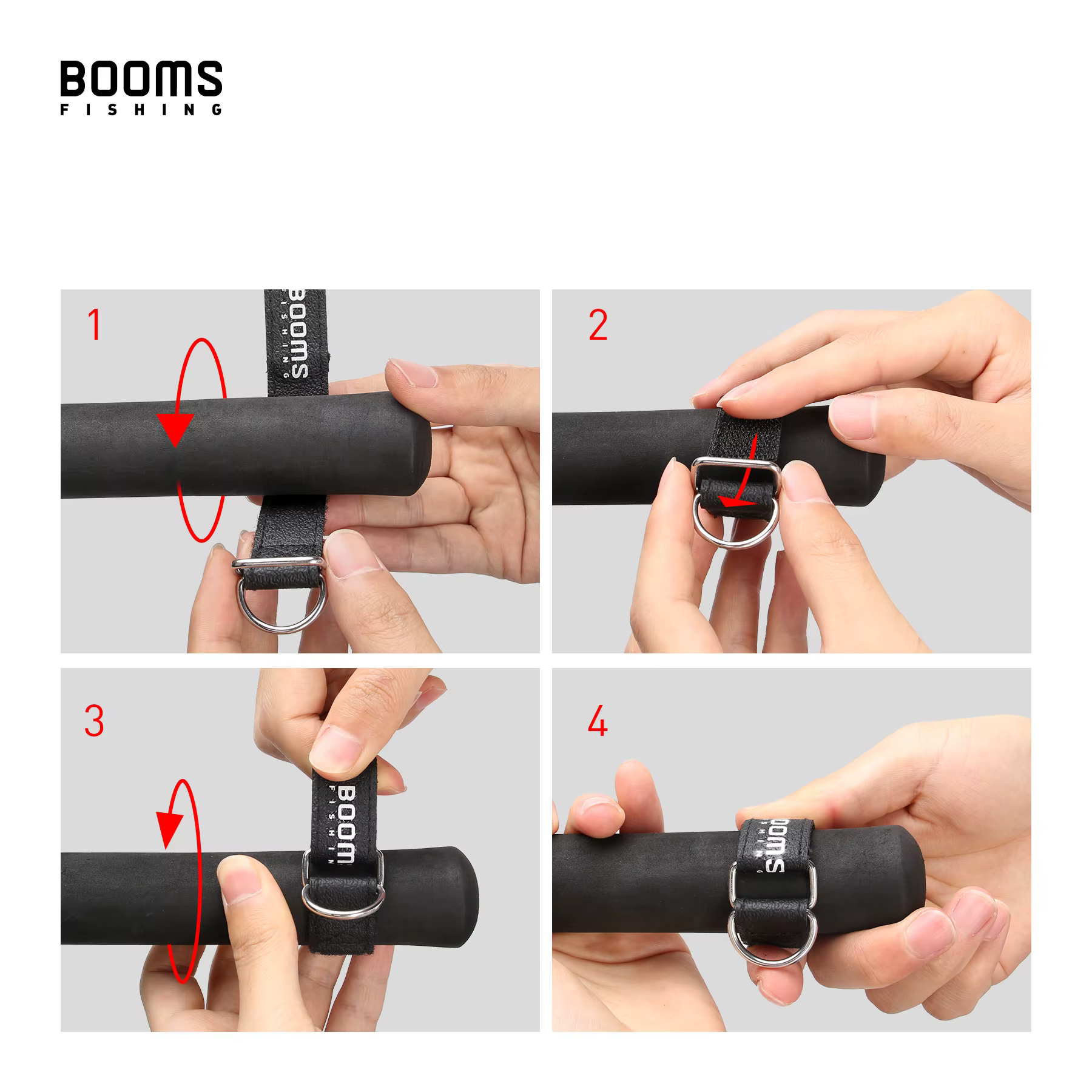 Booms Fishing RB1 – Cinturón Porta Cañas de Neopreno - imagen 4