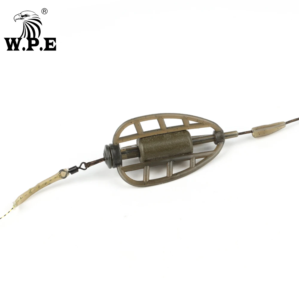 W.P.E Alimentador método carpa 40-80g pelo