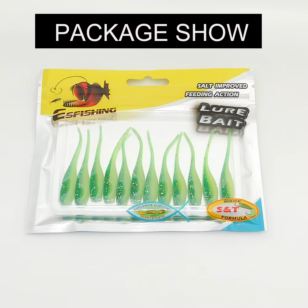 Pintail Baby Shad Esfishing 50mm – Señuelo vinilo para bass y lucio - imagen 4