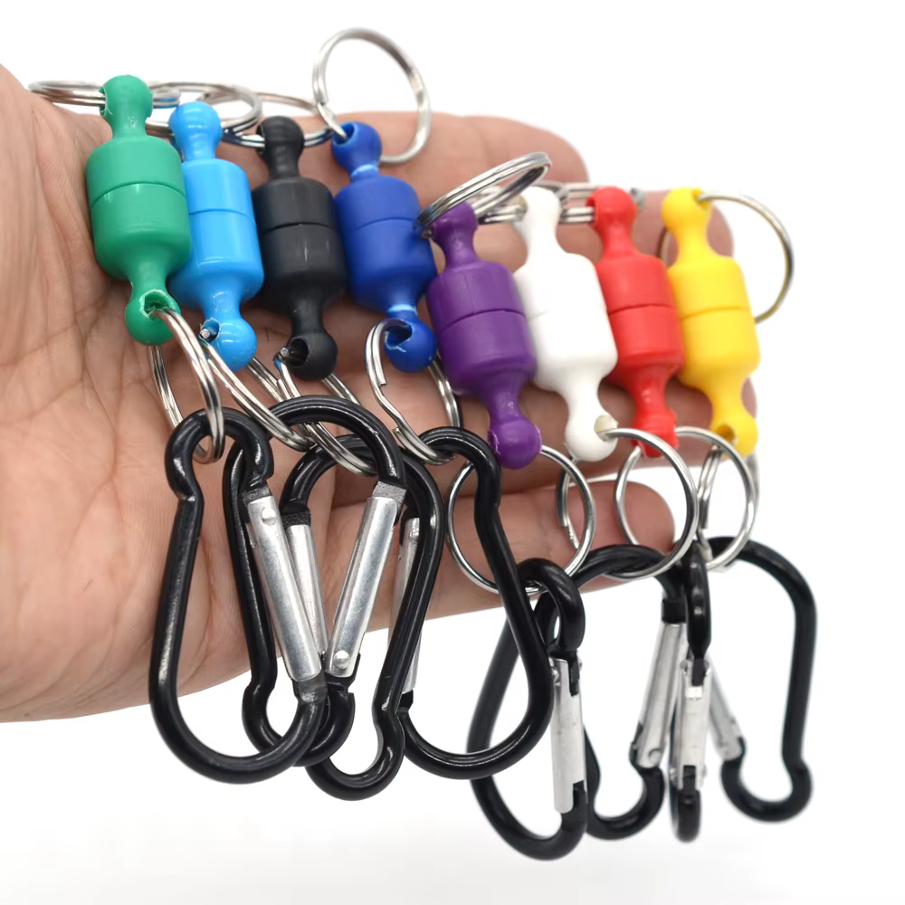 MNFT Hebilla magnética y mosquetón de aluminio para pesca con mosca - imagen 3