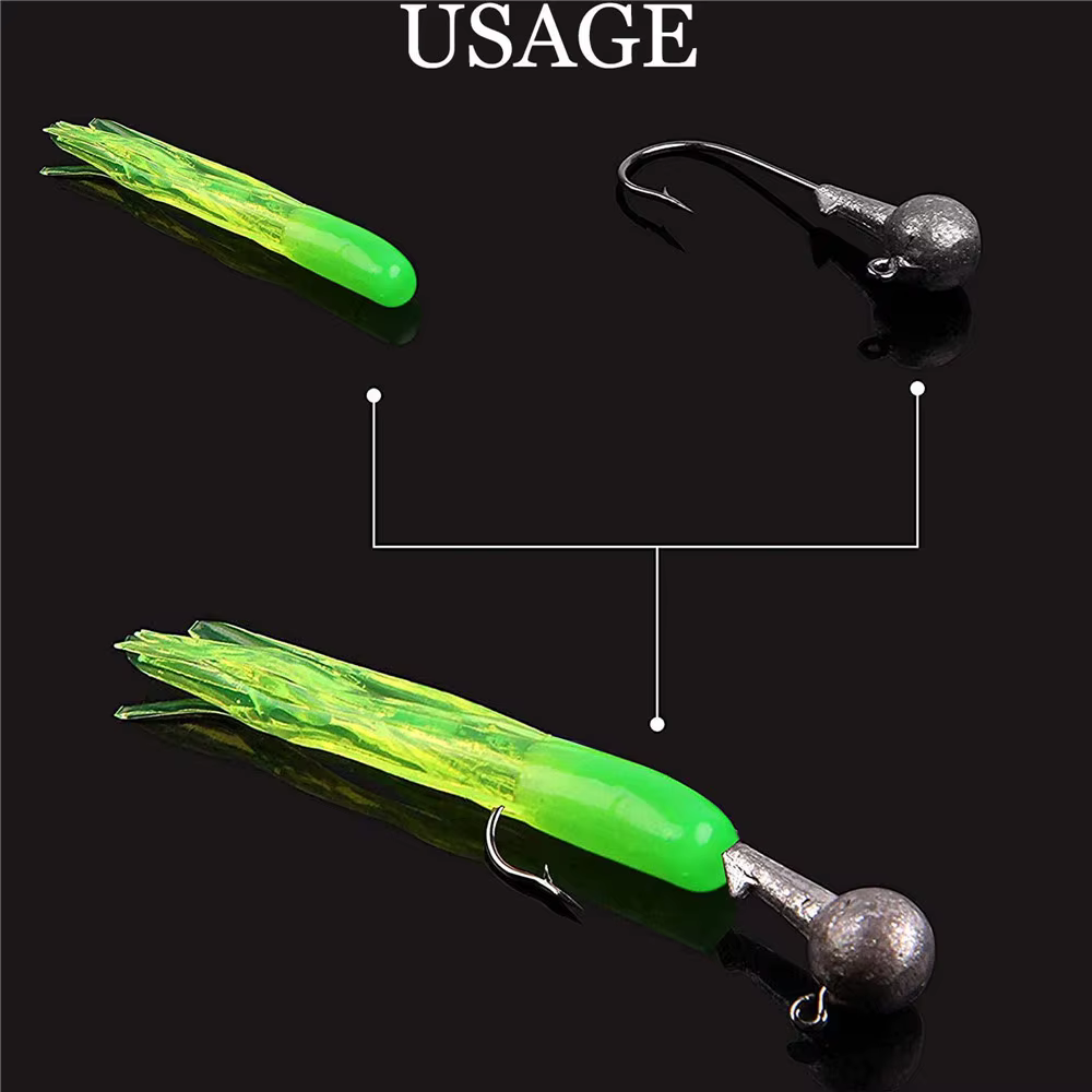 Kit Jig Heads y Vinilos para Trucha y Lubina - imagen 2