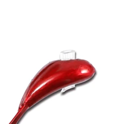 Anzuelos Jig Head Rojo – Plomo con Vinilo para Hielo
