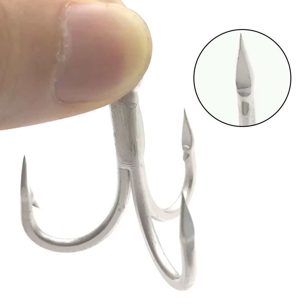 BKK AS-3/0 anzuelos triples de acero inoxidable para jigging - imagen 3