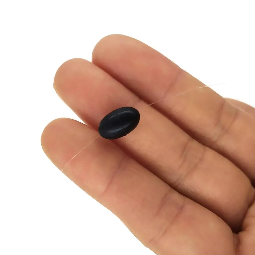 Tapones de goma negros extra grandes para bobber Space Bean - imagen 3