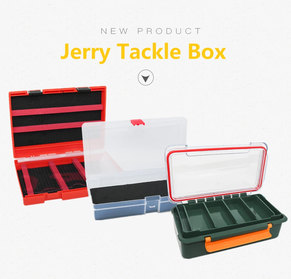 Caja de aparejos Jerry con dos bloques de espuma