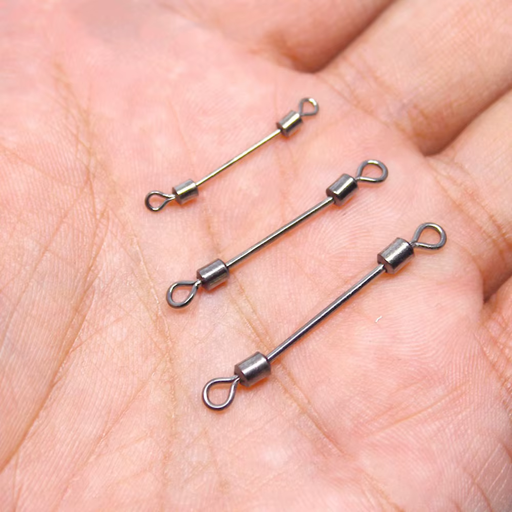 Conectores giratorios pesca rodamiento barril acero inoxidable
