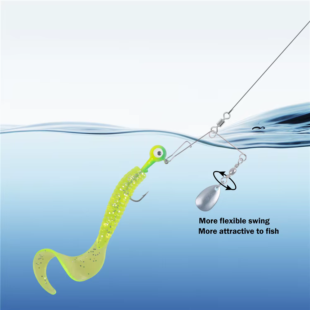 Alambre para spinnerbait con pala Colorado – Montaje de señuelos - imagen 4