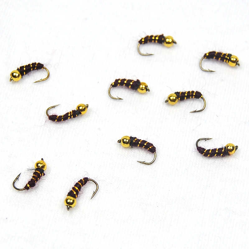 Cabezas Doradas Icerio – Ninfas Midge para Trucha y Besugo - imagen 2