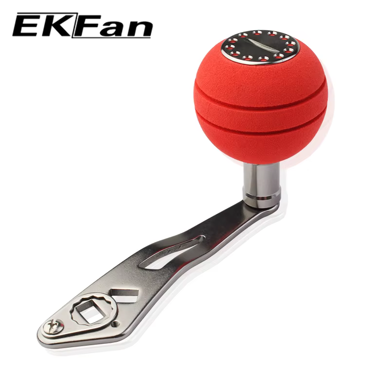 EKFan Mango carrete aluminio 94mm – Perilla EVA doble agujero - imagen 5