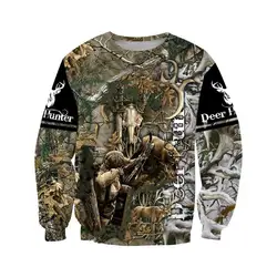 Sudadera con Capucha Camuflaje 3D KJ0231 – Cierre Completo