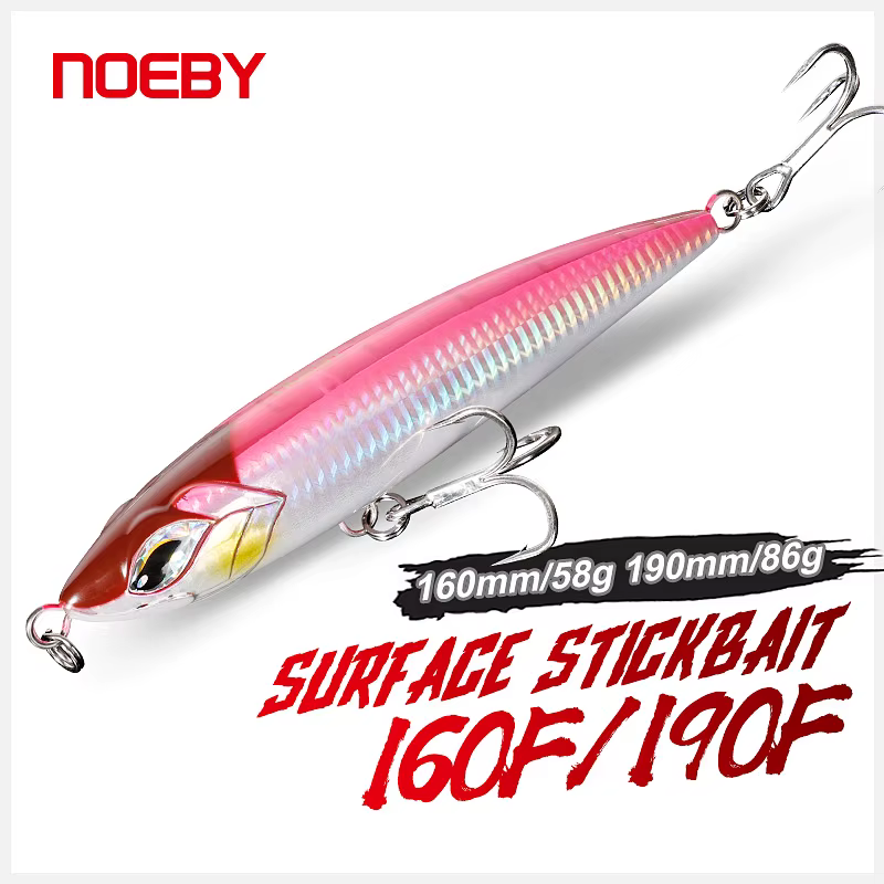 NOEBY Stickbait Topwater – Señuelo flotante de superficie para lubina - imagen 2
