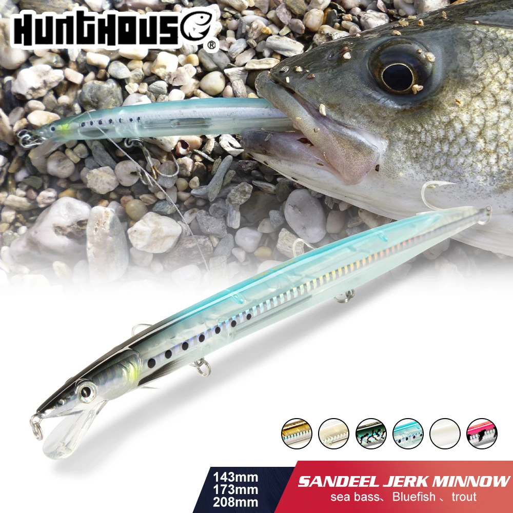 Hunthouse Long Cast Minnow - Cebo artificial para spinning y bass
