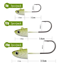 FTK Jig Head Manivela - Anzuelo Marino para Vinilo