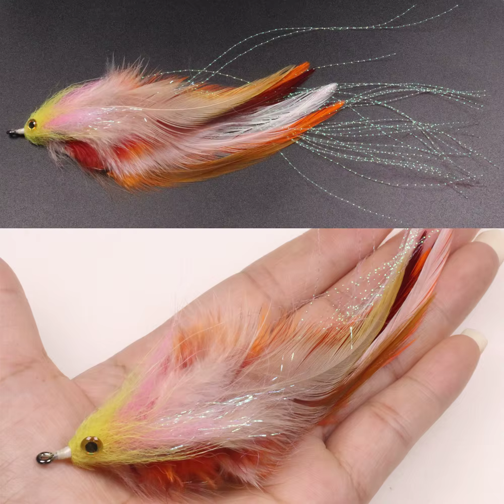 Pike Streamer Mosca para trucha, steelhead y salmón, tamaño 1/0 - imagen 5
