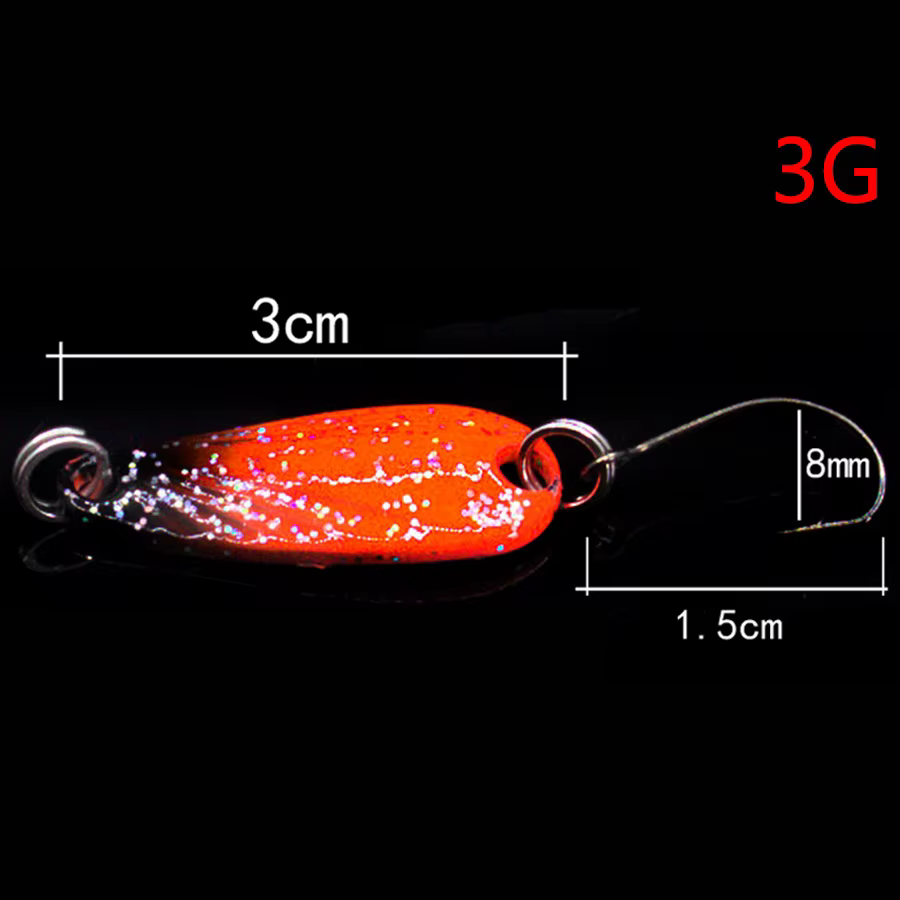 Spinnerbait de cucharas giratorias para trucha y lubina - imagen 4