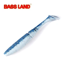 Bassland Señuelo Suave 75mm 4g - Cola paleta para lucio y sábalo