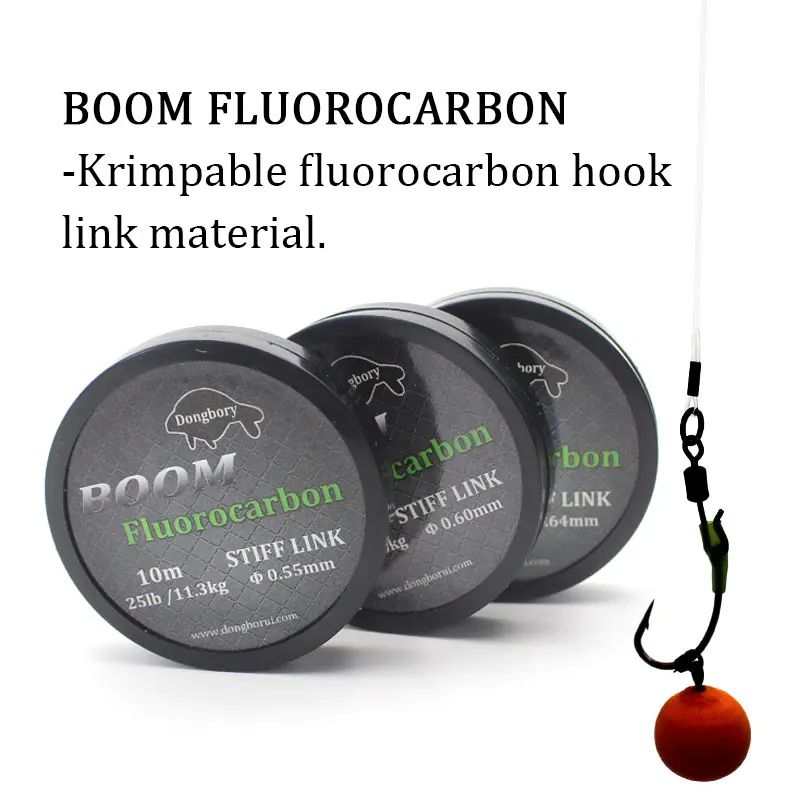 Hooklink rígido fluorocarbono Boom para carpa en método alimentador - imagen 2