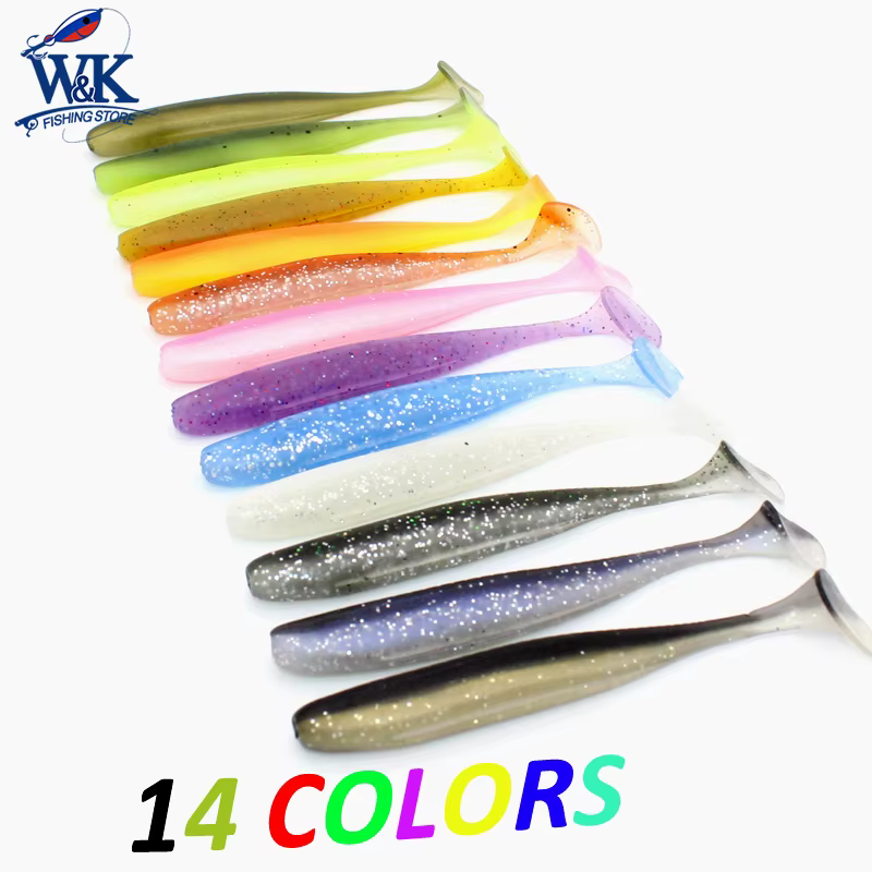 Vinilo Mini Shad con sabor salino para perca – Jig Head - imagen 2