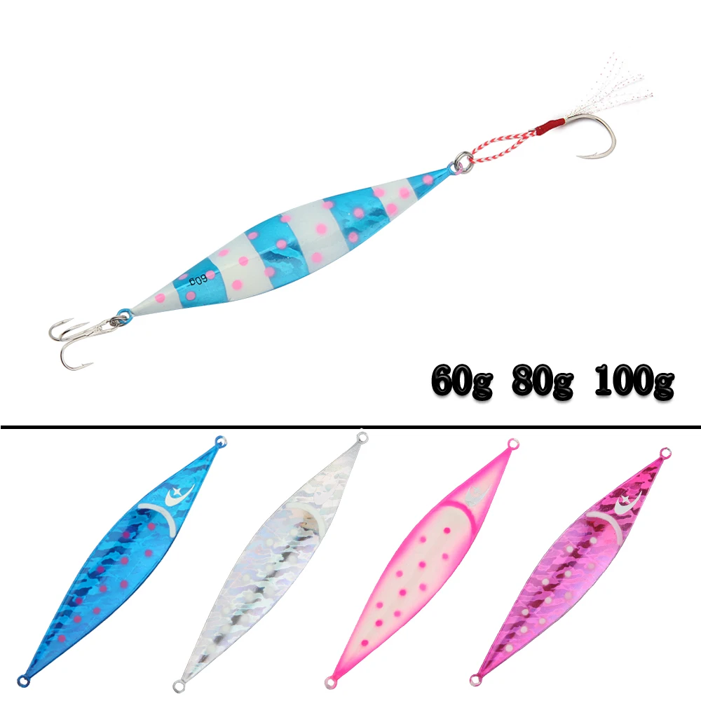 Señuelo metálico luminoso Lure1 para pesca a fundición - imagen 5