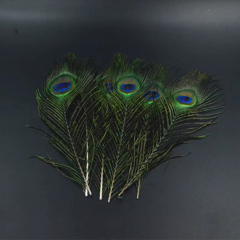 Herls y plumas cola pavo real atado moscas ninfas serpentinas - imagen 3