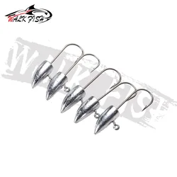 Mini Walk Fish Jig Head para trucha – Cabeza expuesta con púas