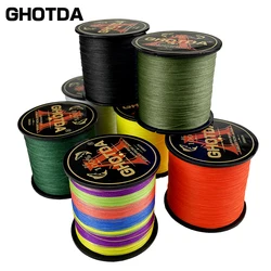 GHOTDA 4X Sedal trenzado multifilamento para pesca de carpa