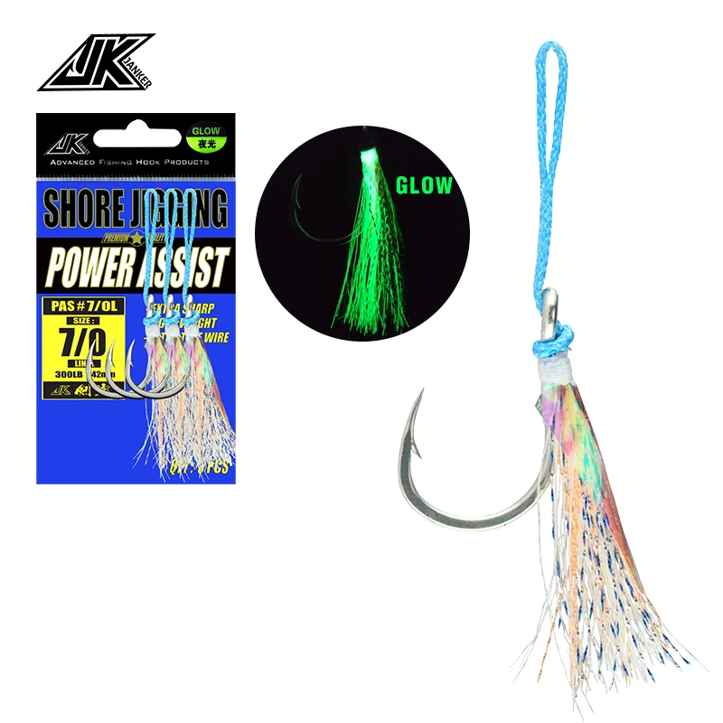 Mustad JK PAS-L Anzuelo círculo de carbono para mar