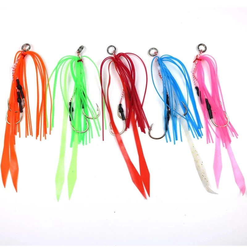 Falda silicona jig con gancho deslizante - repuesto Kabura snapper - imagen 4