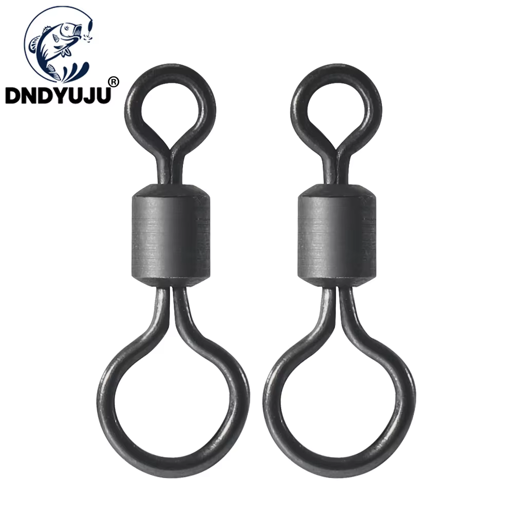 DNDYUJU Giratorios de carpa ojo grande - cambio rapido negro mate