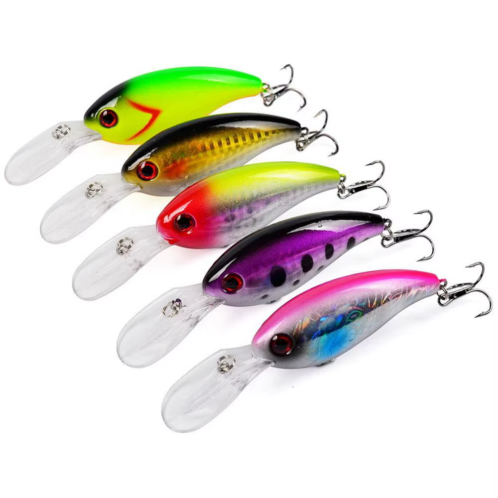 Señuelo Crankbait para pesca deportiva - Wobblers y popper artificial - imagen 5