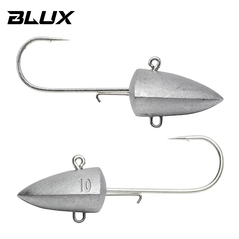 BLUX Dart Jighead – Cabezas de pesca para vinilos y señuelos