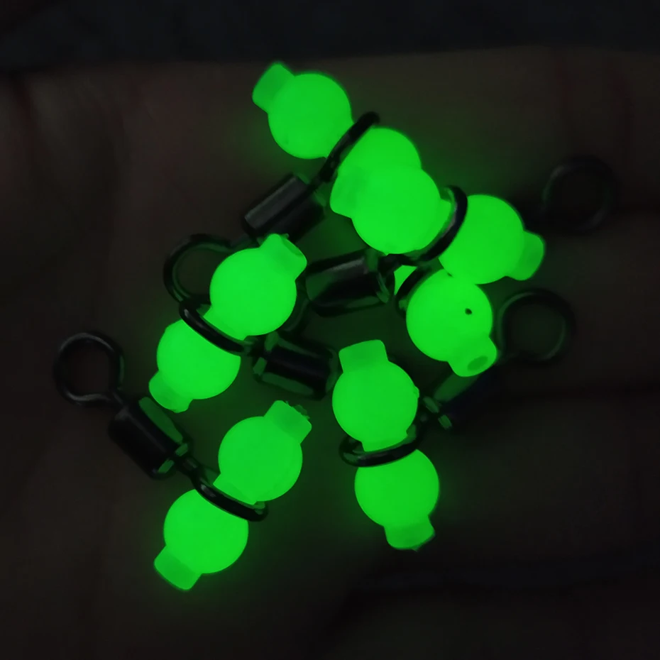 INFOF conectores giratorios luminosos con snap para pesca en mar - imagen 2