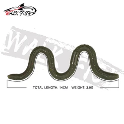 Vinilos 14cm Walk Fish – Minnow Swimbait para lubina y lucio