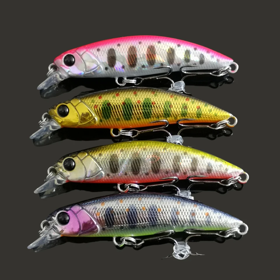 TSURINOYA Señuelo Jerkbait 60mm para trucha lubina lucio - imagen 5
