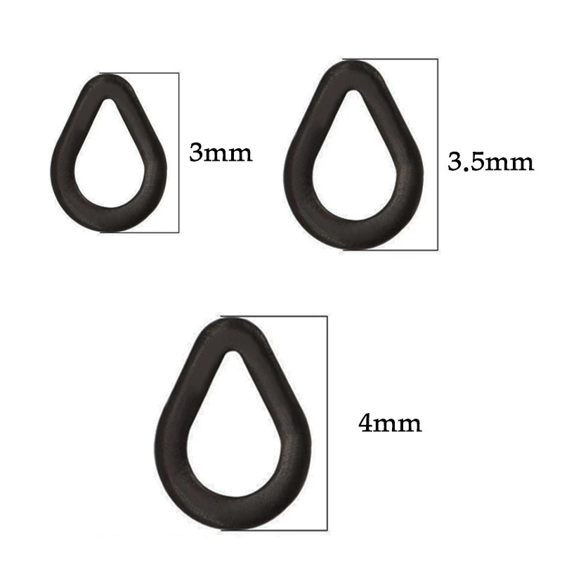 Accesorios carpa en forma de pera con escamas mate para aparejos - imagen 2