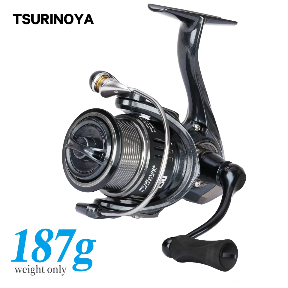 Carrete Spinning Ultraligero Tsurinoya Ranger – 187g, modelos 2000S, 2500S, 3000S - imagen 3