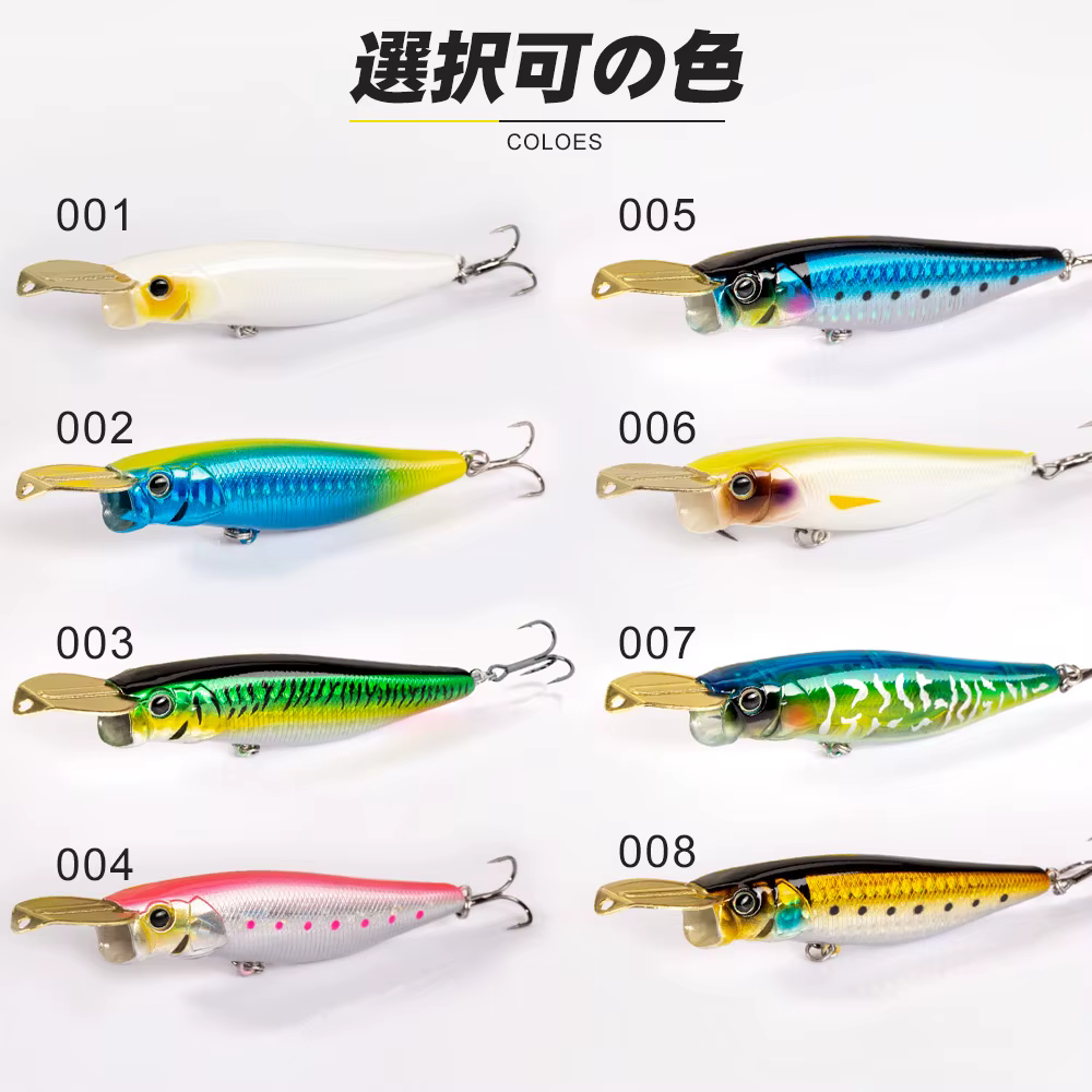 Popper D1 – Señuelo flotante de superficie para pesca deportiva - imagen 3