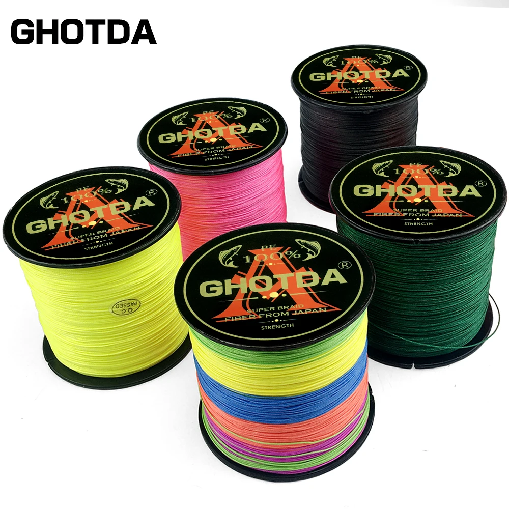 GHOTDA 4X Sedal trenzado multifilamento para pesca de carpa - imagen 3